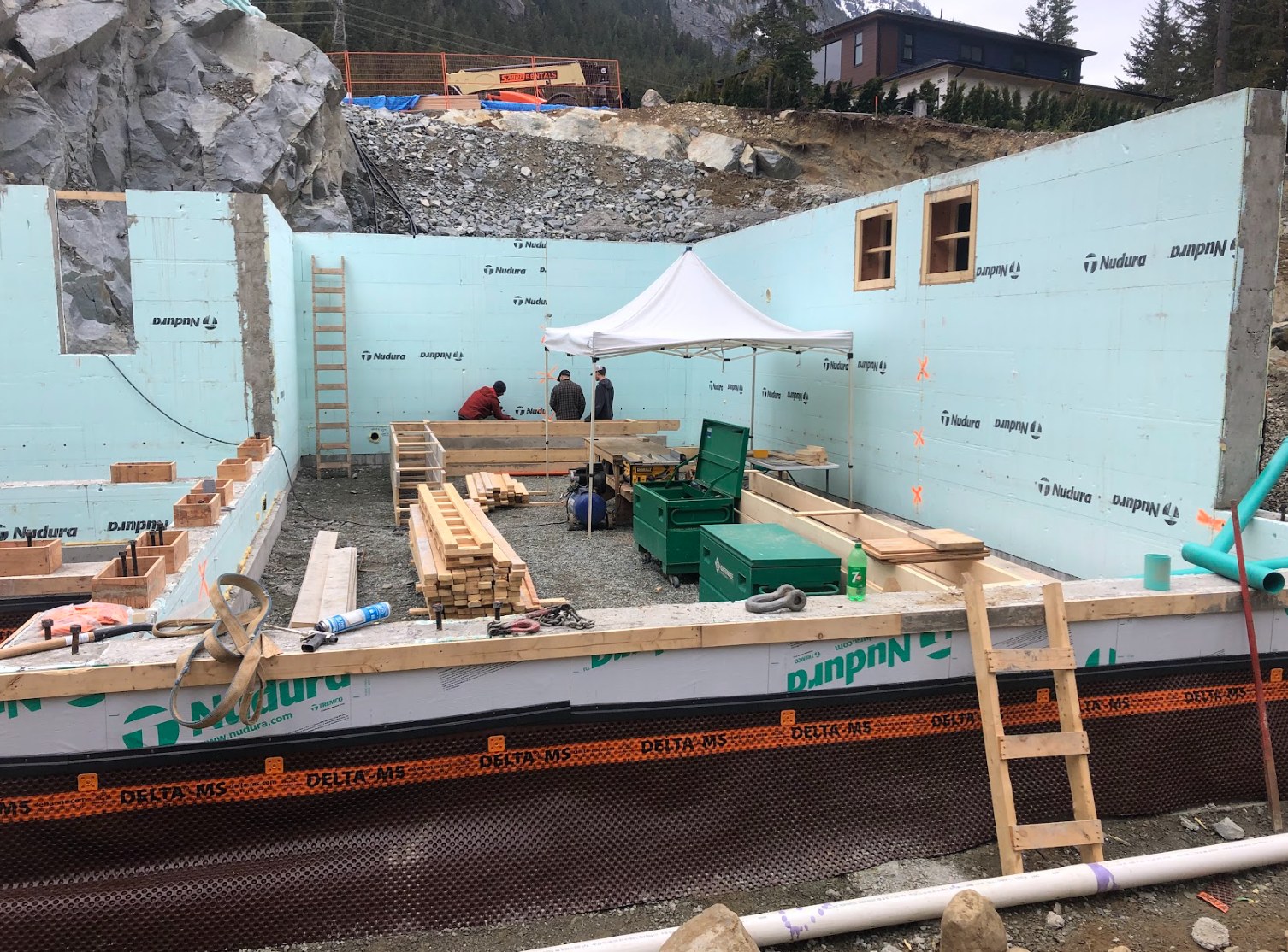 Foundation work · Newlines Contracting